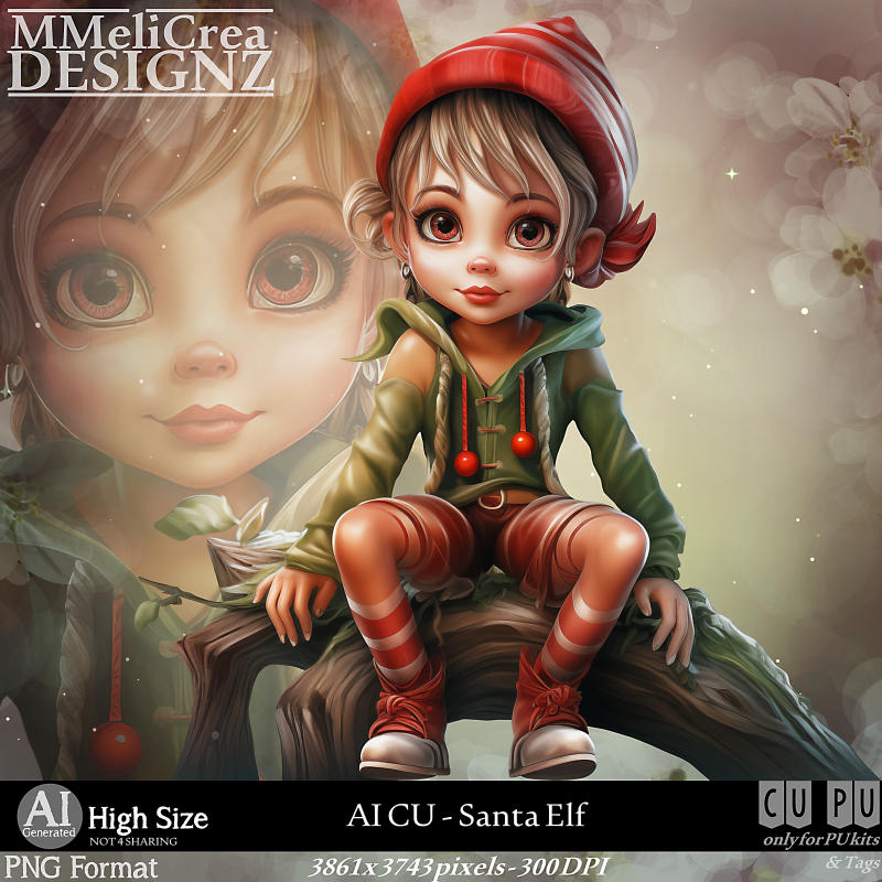 (image for) AI - CU Santa Elf (CU4PU/PNG)